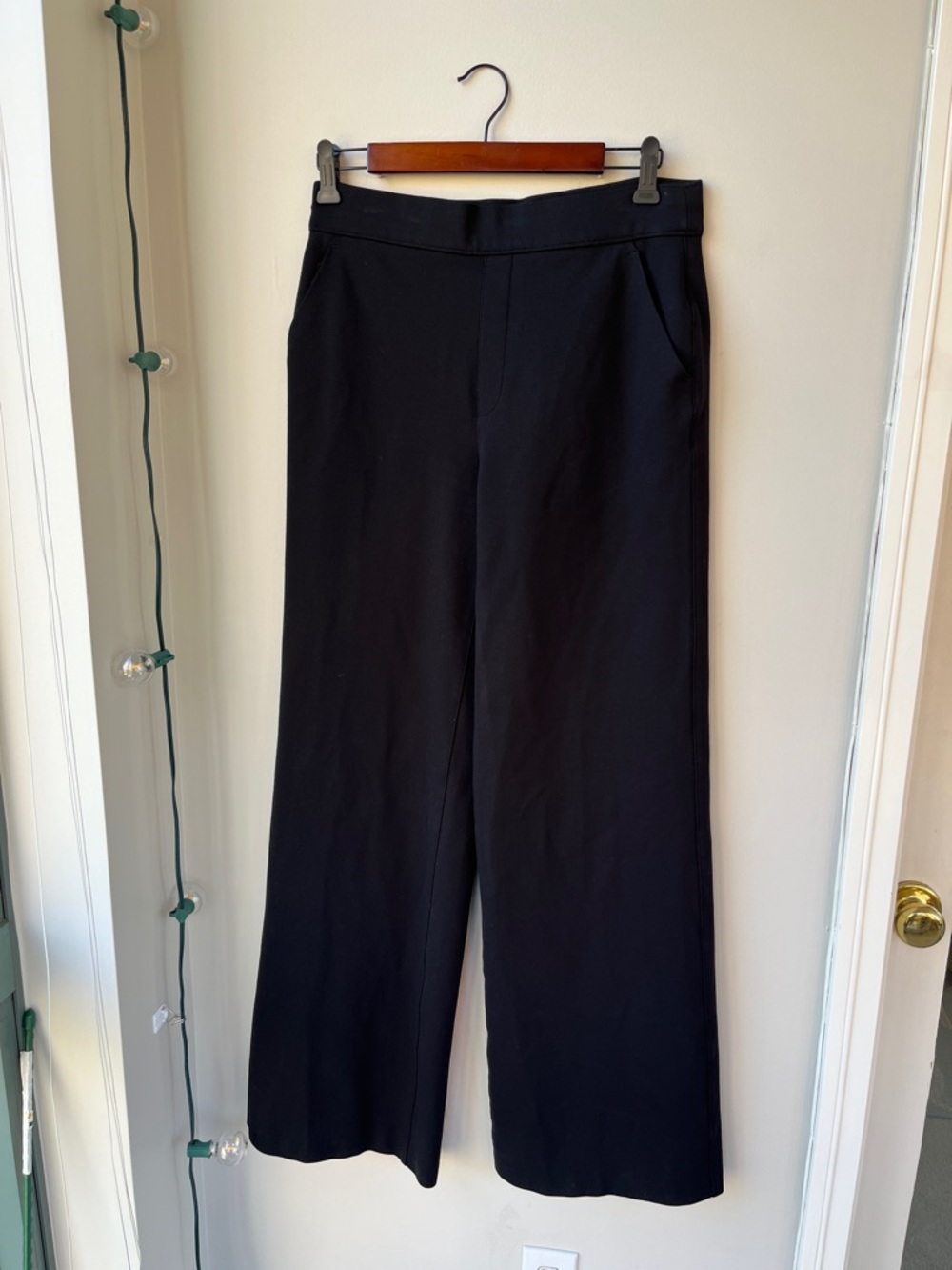 SPANX SPANXsmooth​ PerfectFit Ponte Wide Leg Pant in Classic Black - Picture 4 of 8